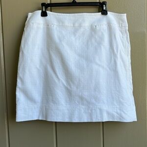 Talbots White Skirt_Size 16P
